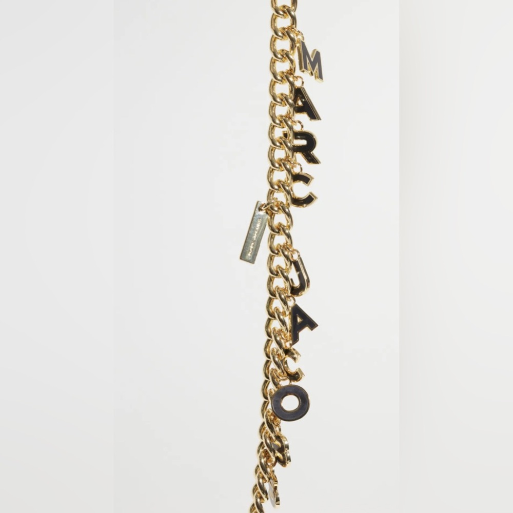 Marc Jacobs Gold Chain Necklace with Letter Charms - Picture 5 of 5